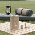 Mini Pompe Électrique Gonflable 3 en 1 sans Fil avec Lumière - Idéale Camping & Randonnée