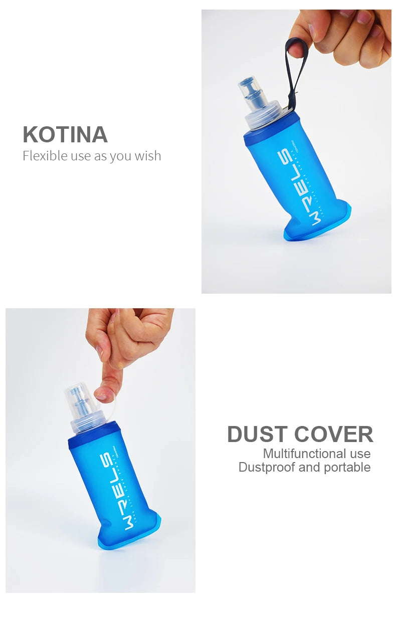 Bouteille d’eau pliable en flasque souple – Hydratation légère en extérieur