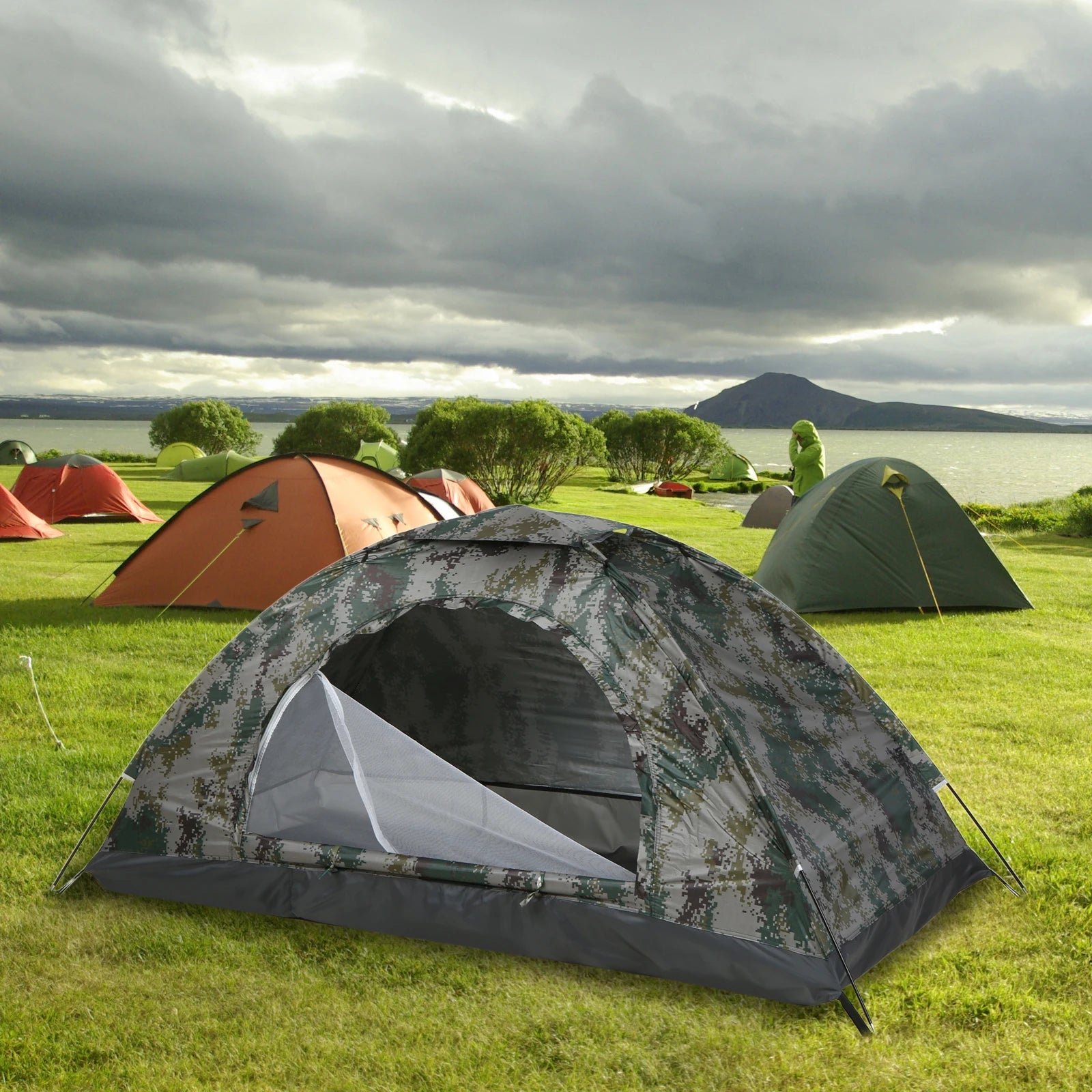 Tente de Camping Camouflage