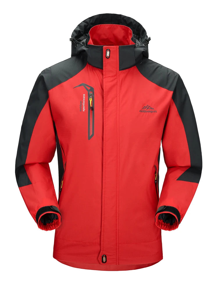 Veste de randonnée imperméable – Coupe-vent d’extérieur pour hommes