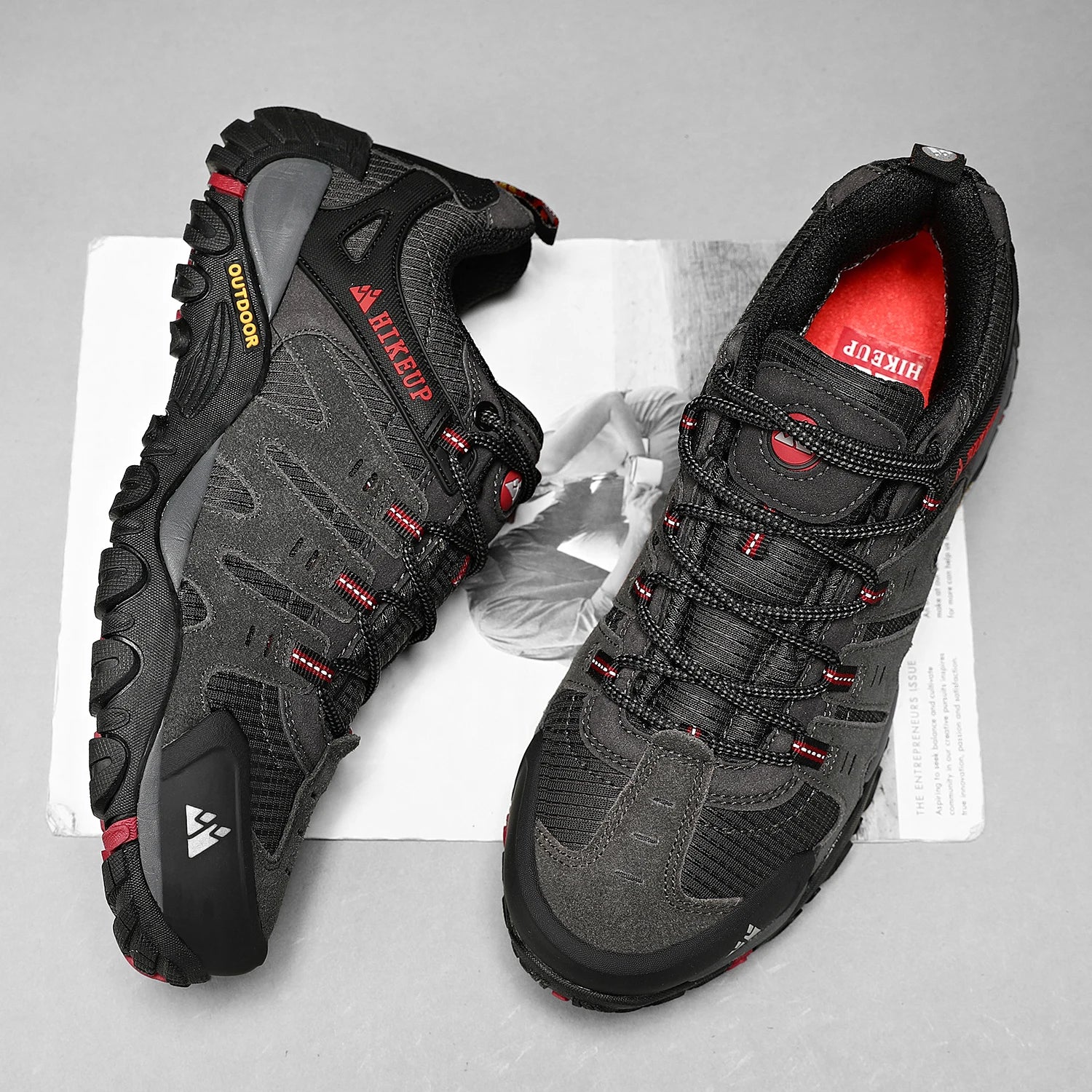 Chaussures de randonnée imperméables pour hommes – Baskets tactiques de trekking en plein air