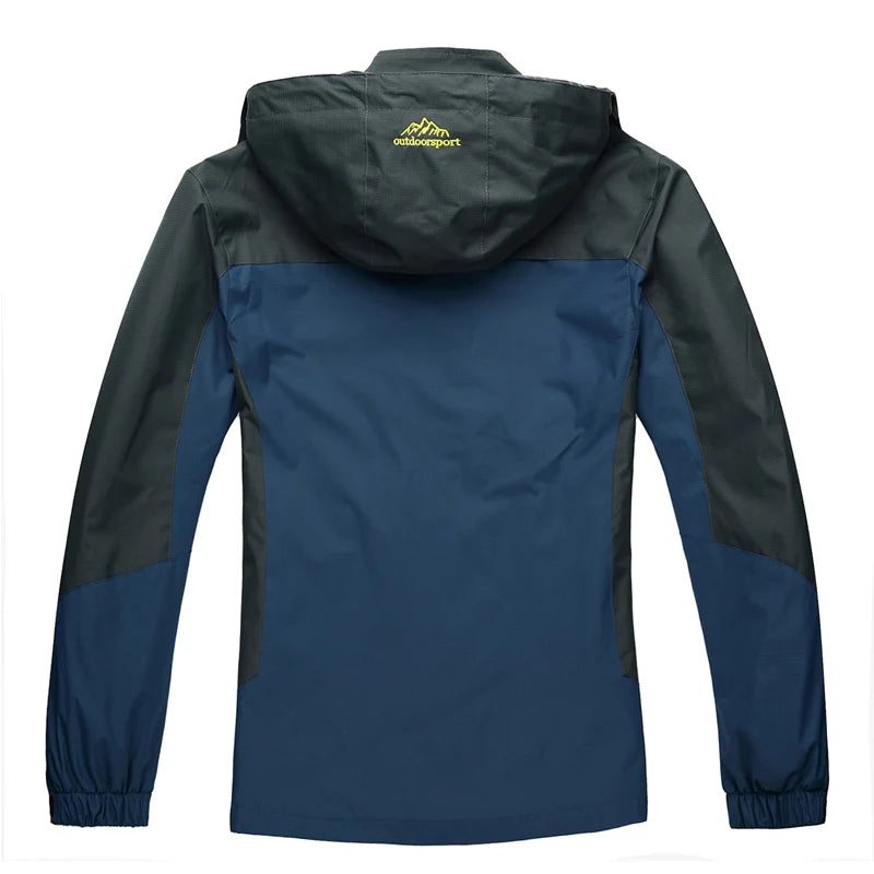 Veste de randonnée imperméable – Coupe-vent d’extérieur pour hommes