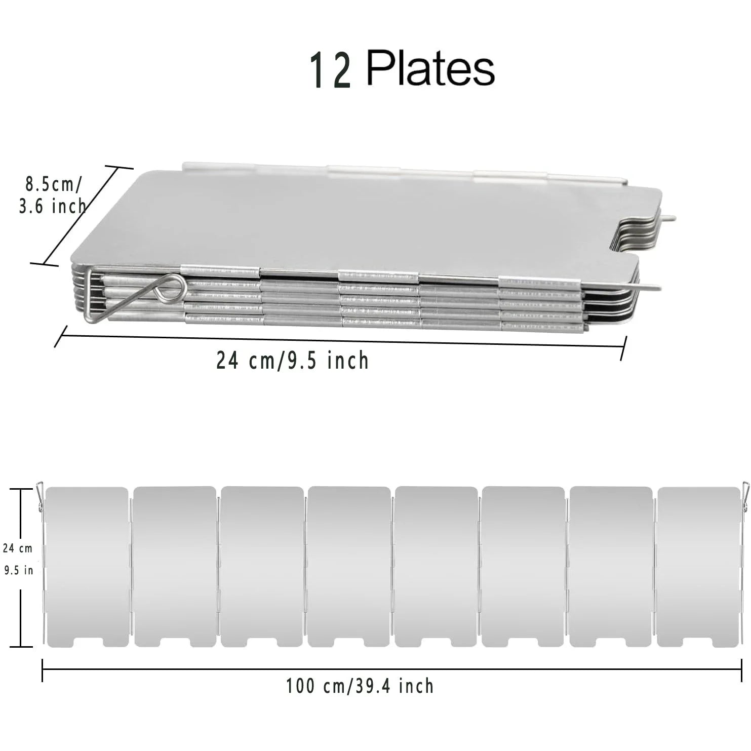 Pare-brise portable de réchaud de camping