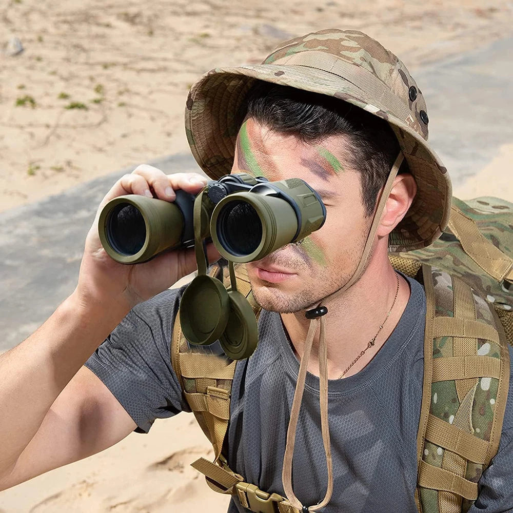 Jumelles militaires 20x50 HD – Lunette de lunette de randonnée et de chasse en plein air