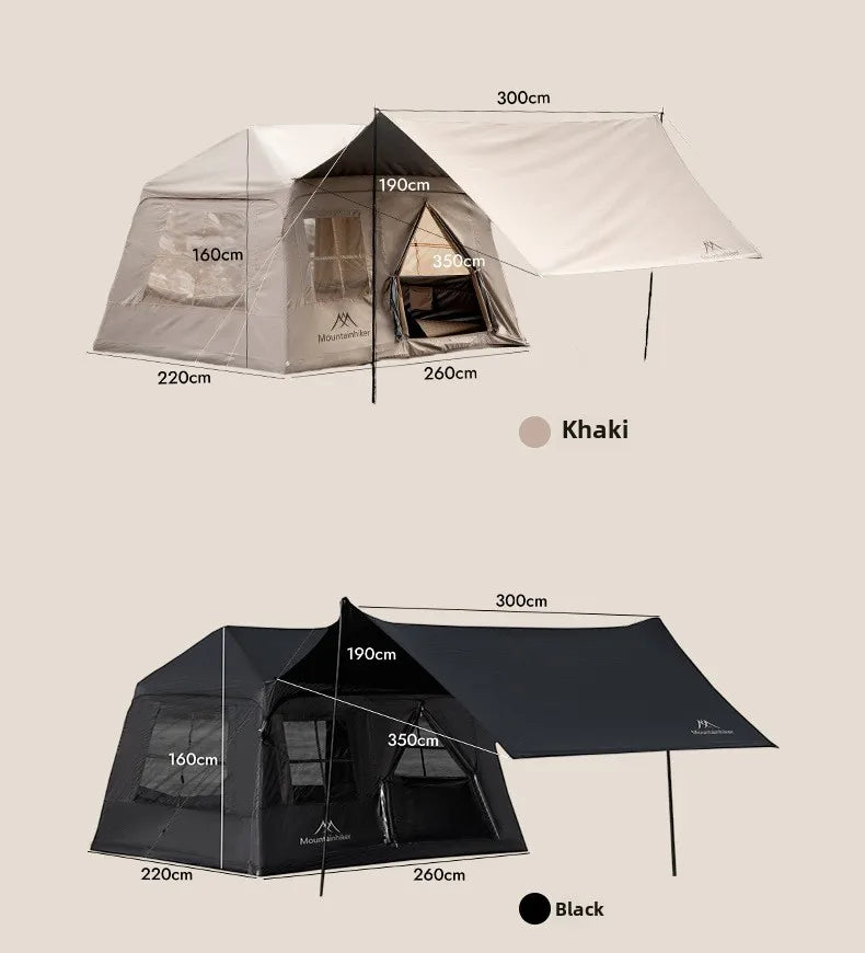 Abri de plage imperméable – Tente de camping familiale protégée UV