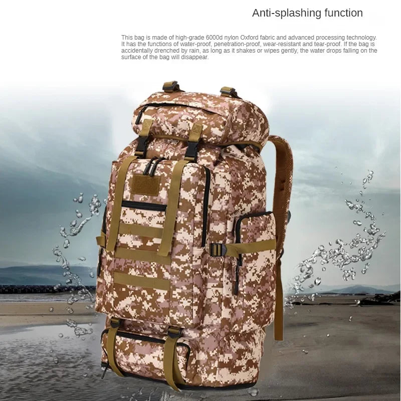 Grand Sac à Dos de Camping et de Voyage