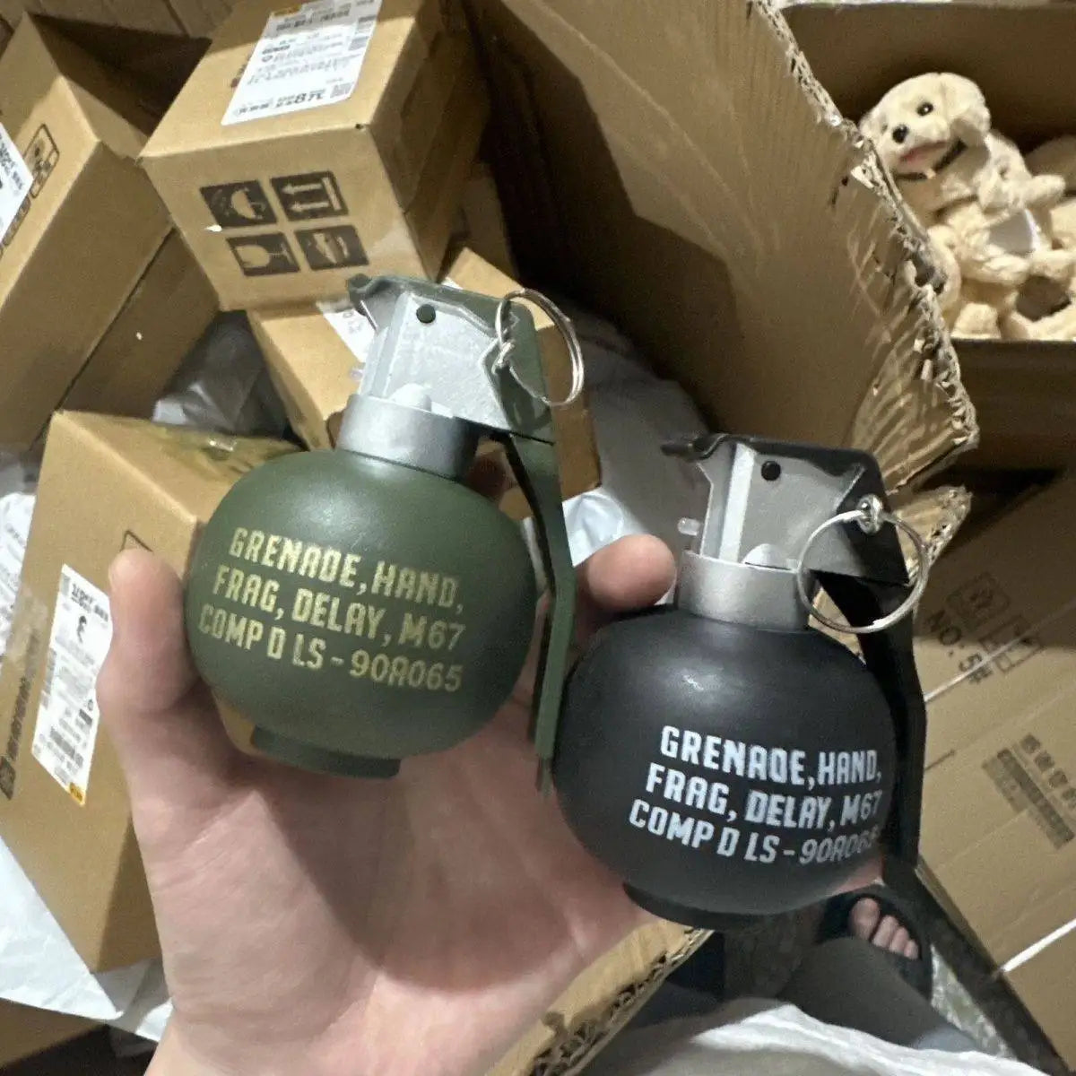 Grenade M67 Jouet Cosplay - Accessoire Décoration Plastique pour Modélisme Anime & Militaire