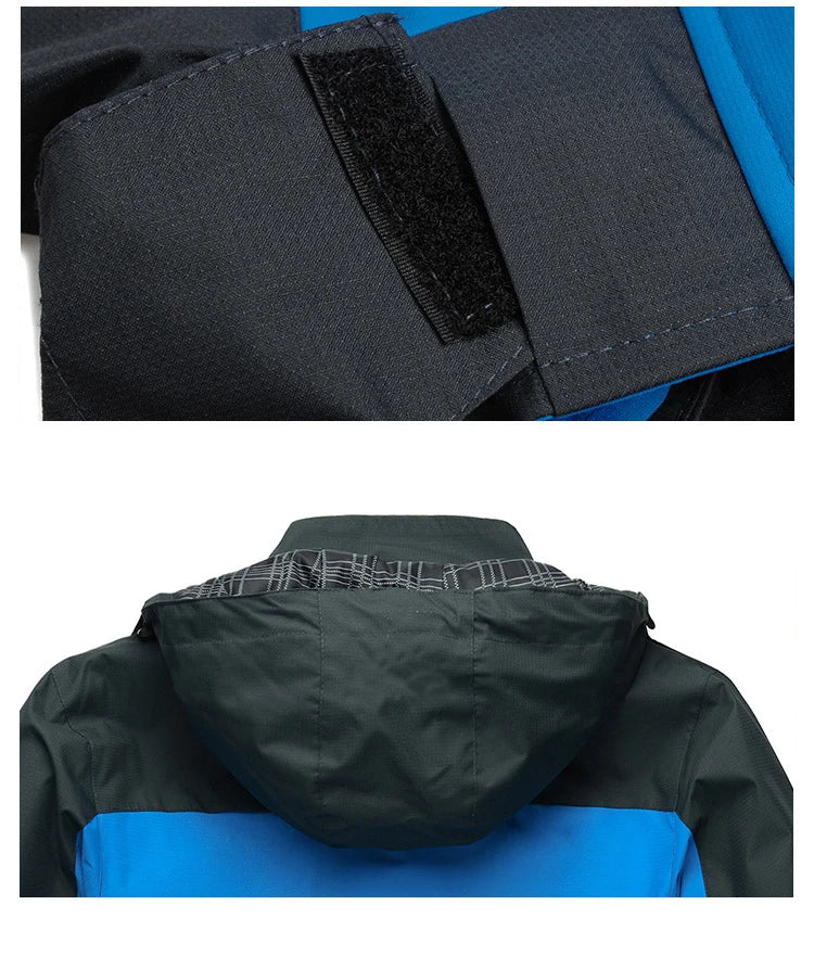Veste de randonnée imperméable – Coupe-vent d’extérieur pour hommes