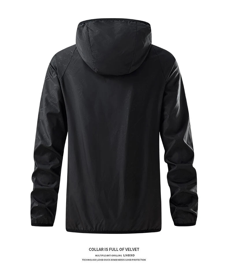Veste de randonnée légère imperméable – Coupe-vent extérieure unisexe