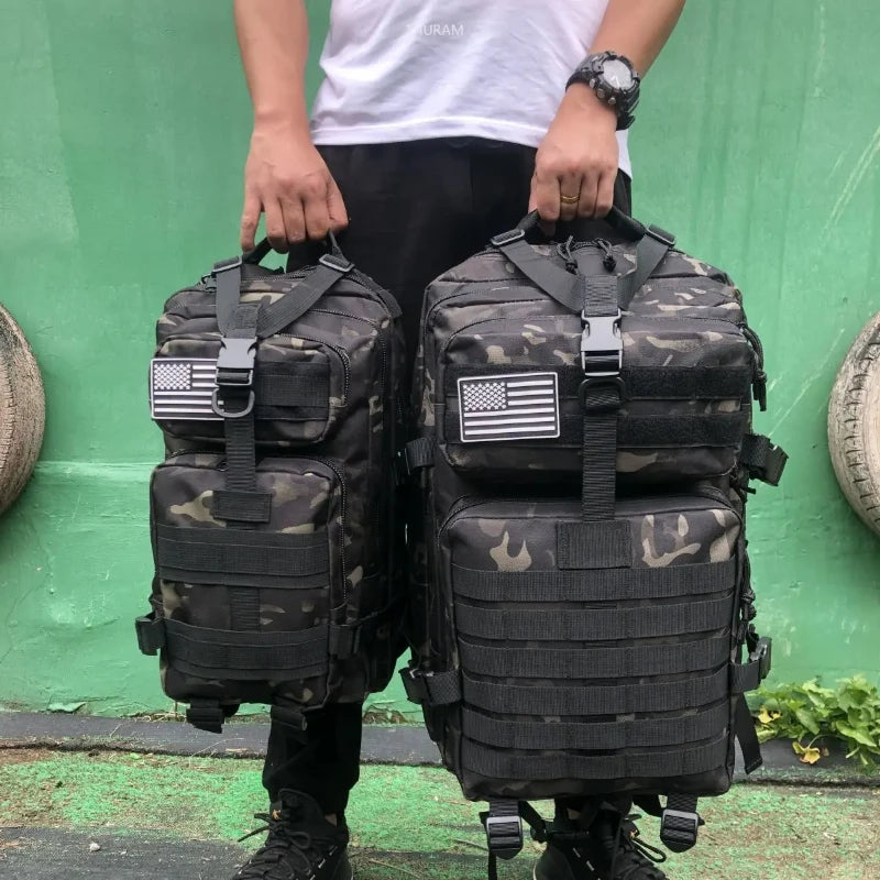Sac à dos tactique extérieur 25L/50L – Sac de camping et de voyage