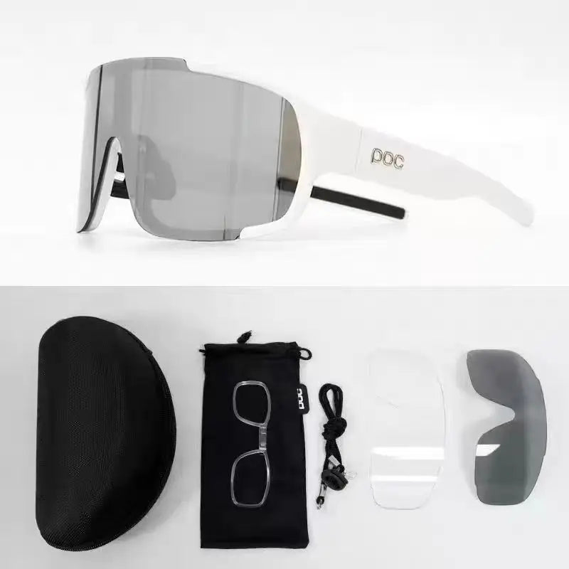 Lunettes de soleil de cyclisme polarisées – Lunettes de sport de plein air coupe-vent