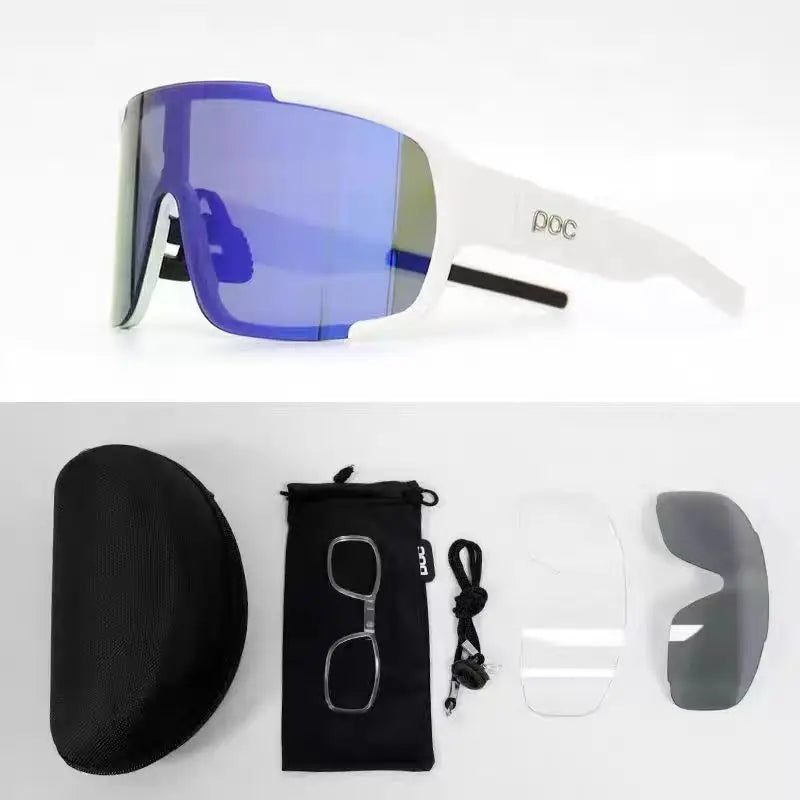 Lunettes de soleil de cyclisme polarisées – Lunettes de sport de plein air coupe-vent