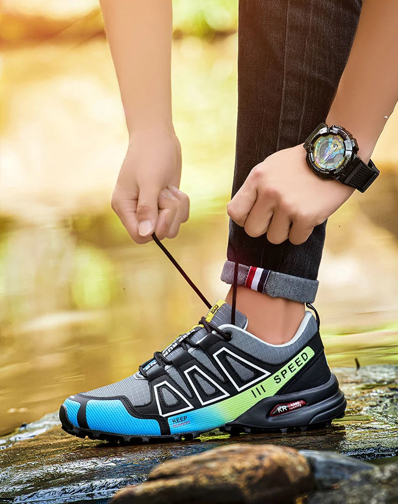 Chaussures de randonnée imperméables – Baskets de trekking en plein air pour hommes