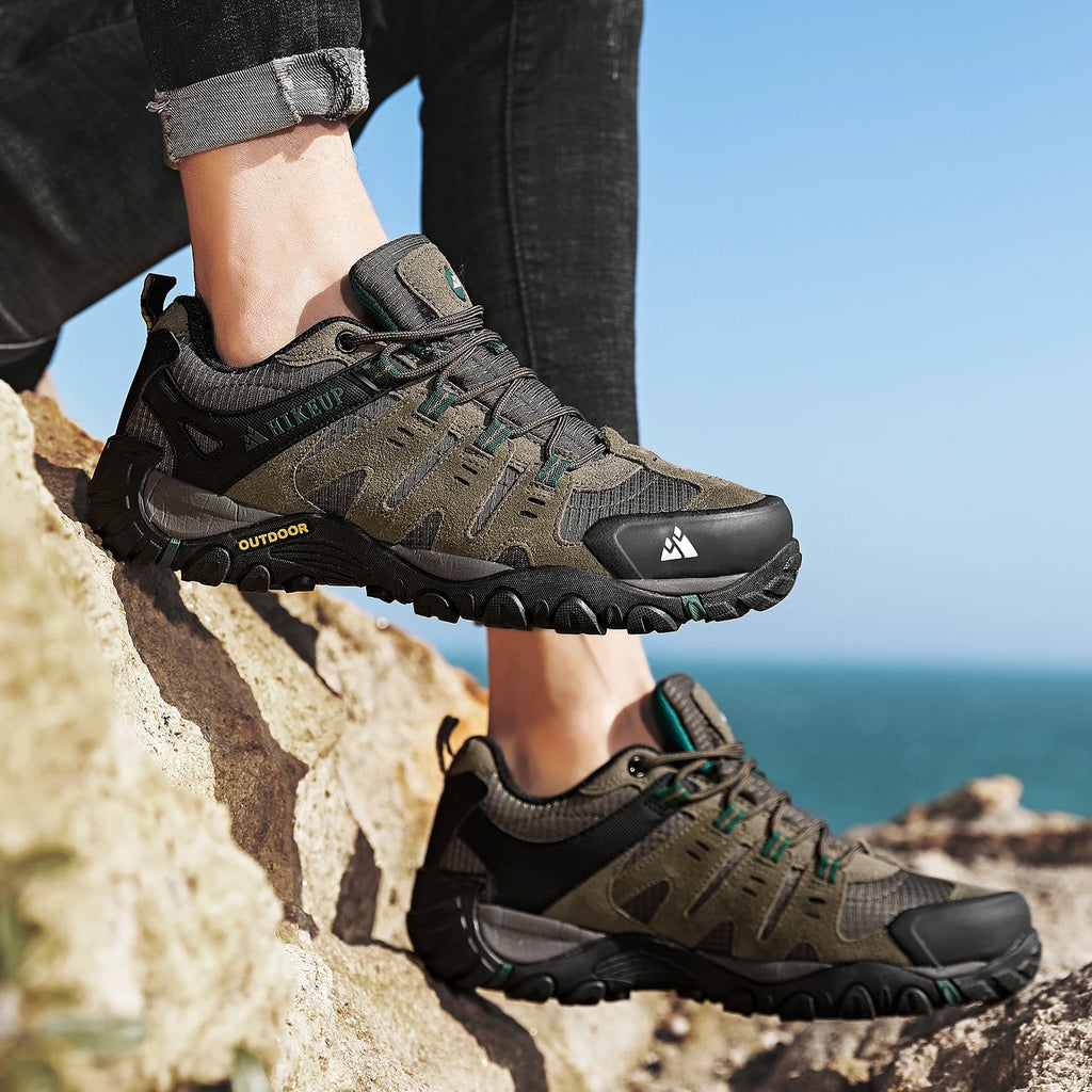 Chaussures de randonnée imperméables pour hommes – Baskets tactiques de trekking en plein air