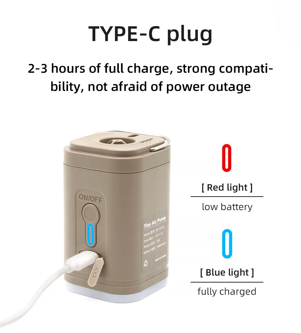 Pompe à air électrique portable