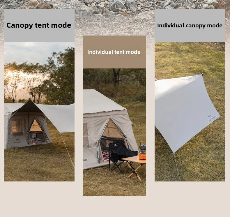 Abri de plage imperméable – Tente de camping familiale protégée UV