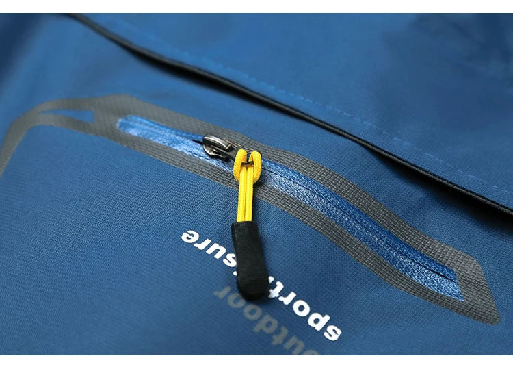 Veste de randonnée imperméable – Coupe-vent d’extérieur pour hommes