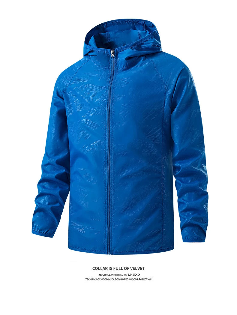 Veste de randonnée légère imperméable – Coupe-vent extérieure unisexe