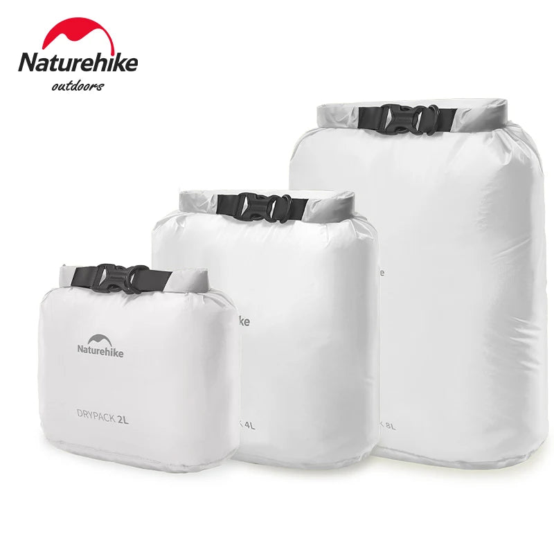 Sac Étanche Naturehike 2L/4L/8L : Idéal Kayak, Pêche, Rafting