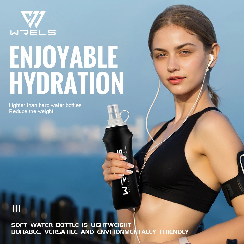 Bouteille d’eau souple pliante – Hydratation extérieure sans BPA