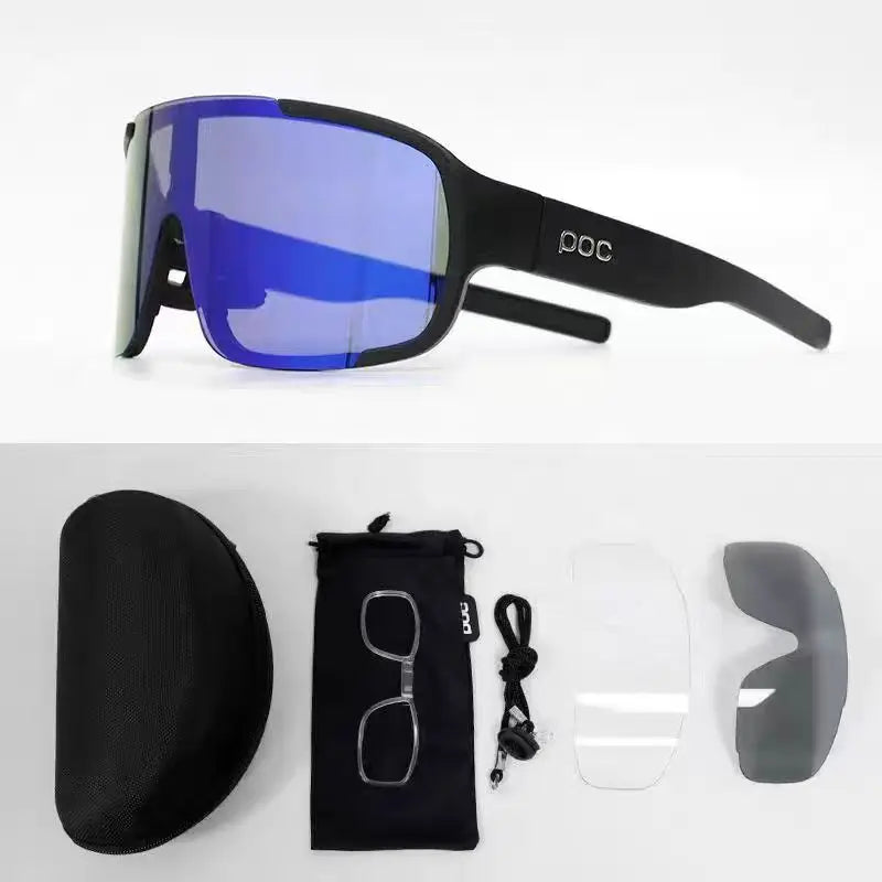 Lunettes de soleil de cyclisme polarisées – Lunettes de sport de plein air coupe-vent