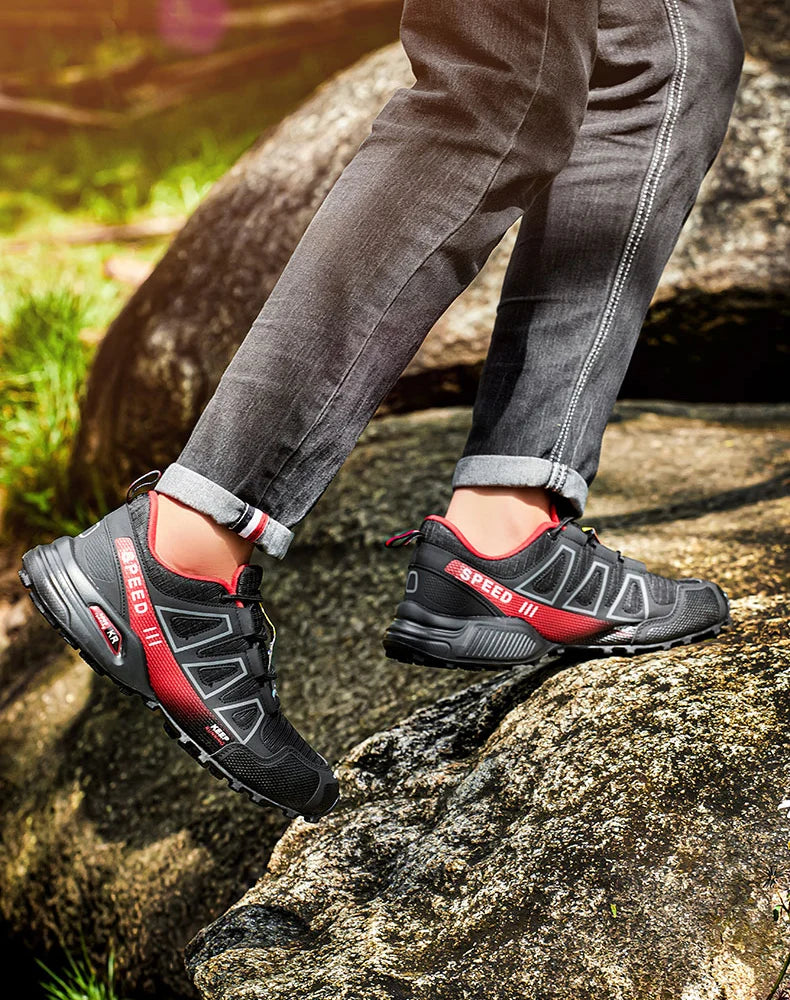 Chaussures de randonnée imperméables – Baskets de trekking en plein air pour hommes