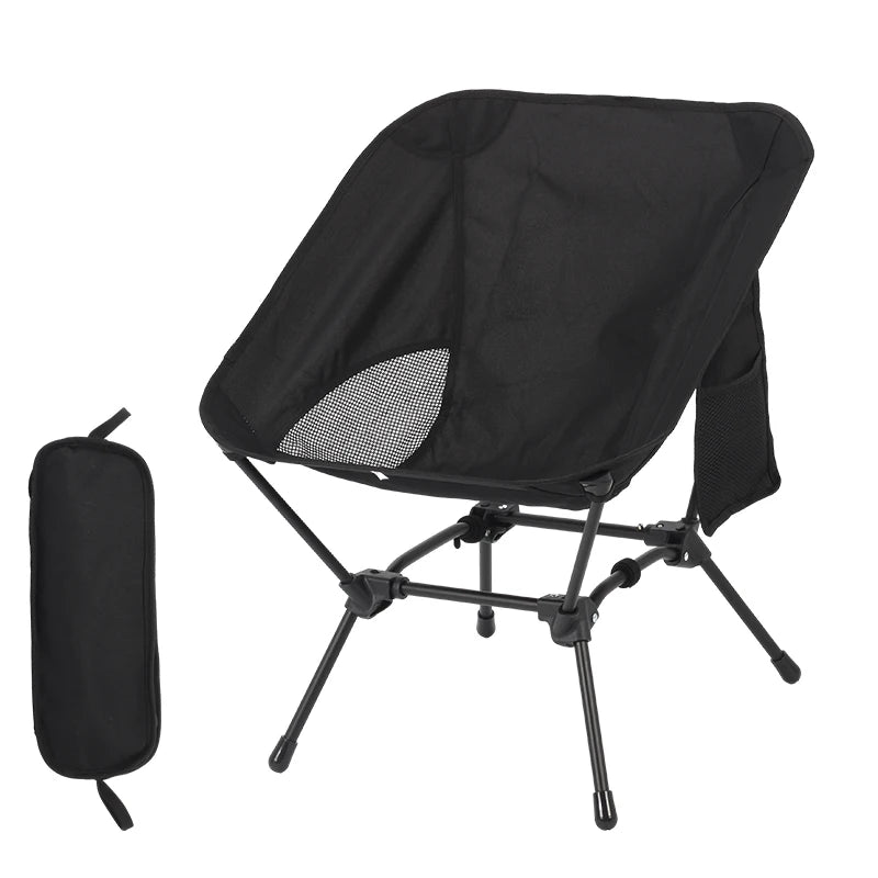 Chaise Pliante de Camping et Pêche Carrée - Légère et Compacte