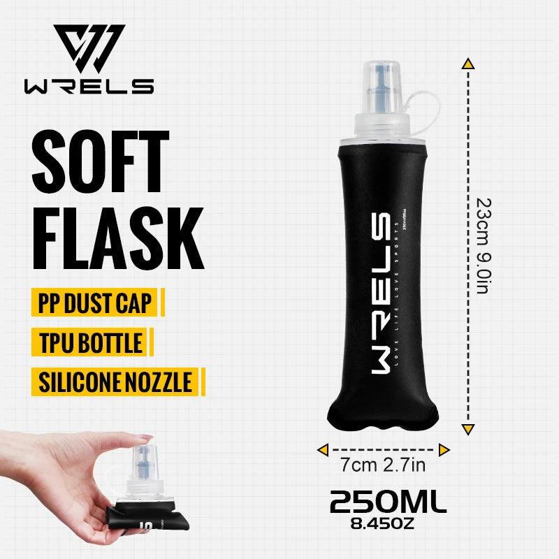 Bouteille d’eau souple pliante – Hydratation extérieure sans BPA