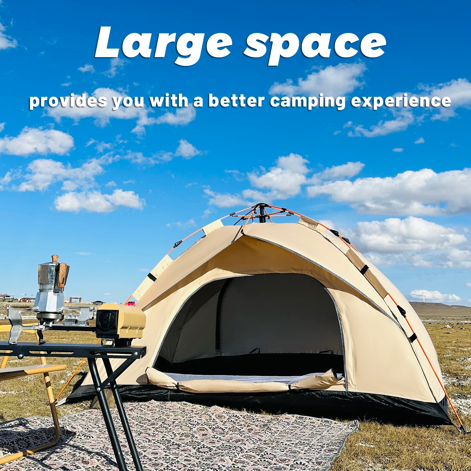 Tente Camping Beige