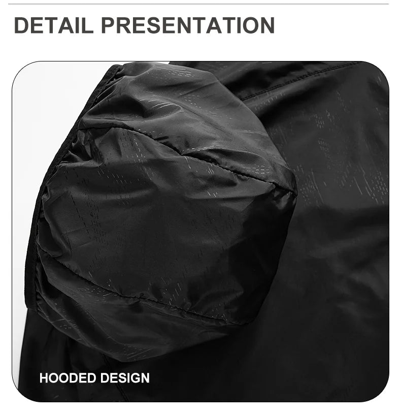 Veste de randonnée légère imperméable – Coupe-vent extérieure unisexe