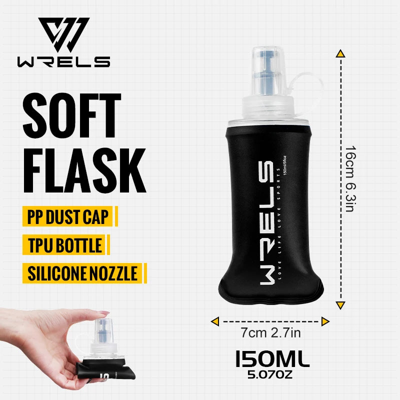 Bouteille d’eau souple pliante – Hydratation extérieure sans BPA