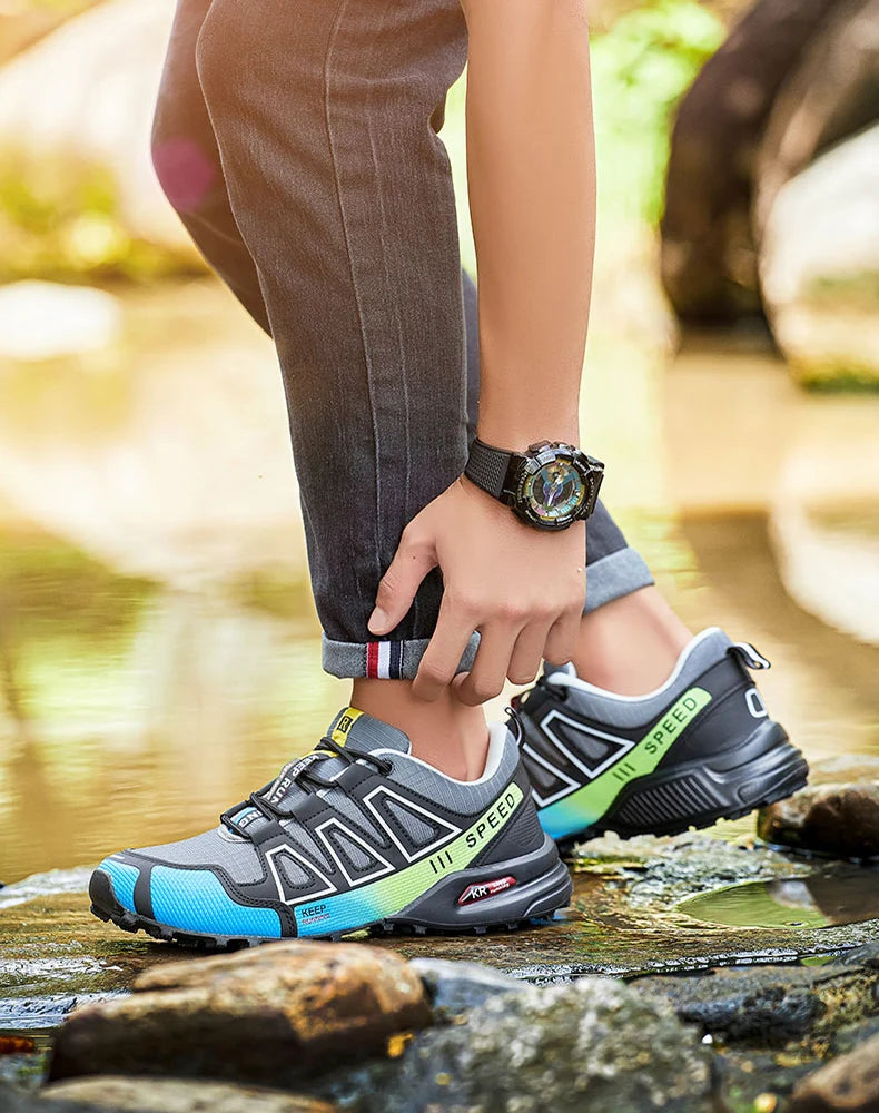 Chaussures de randonnée imperméables – Baskets de trekking en plein air pour hommes