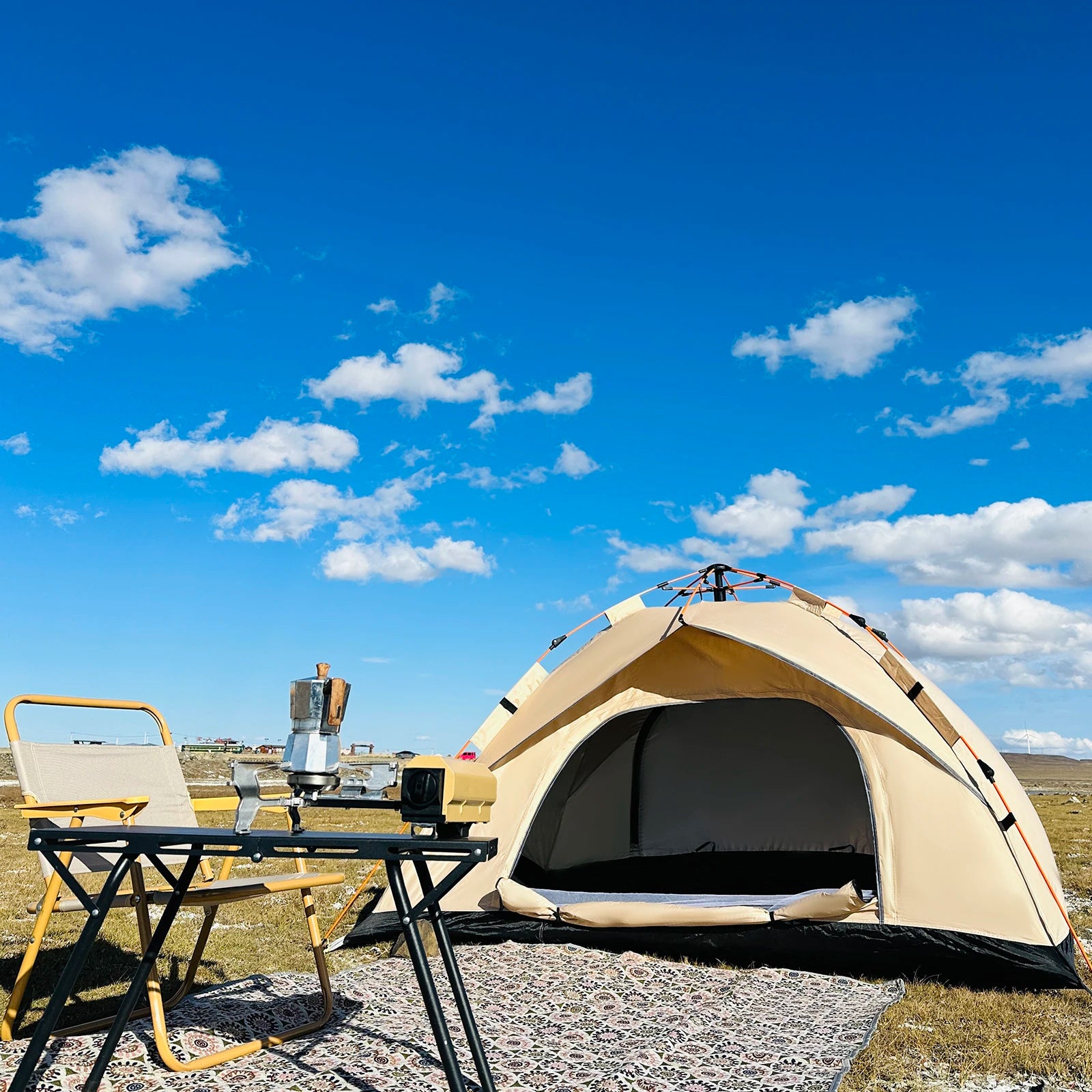 Tente Camping Beige
