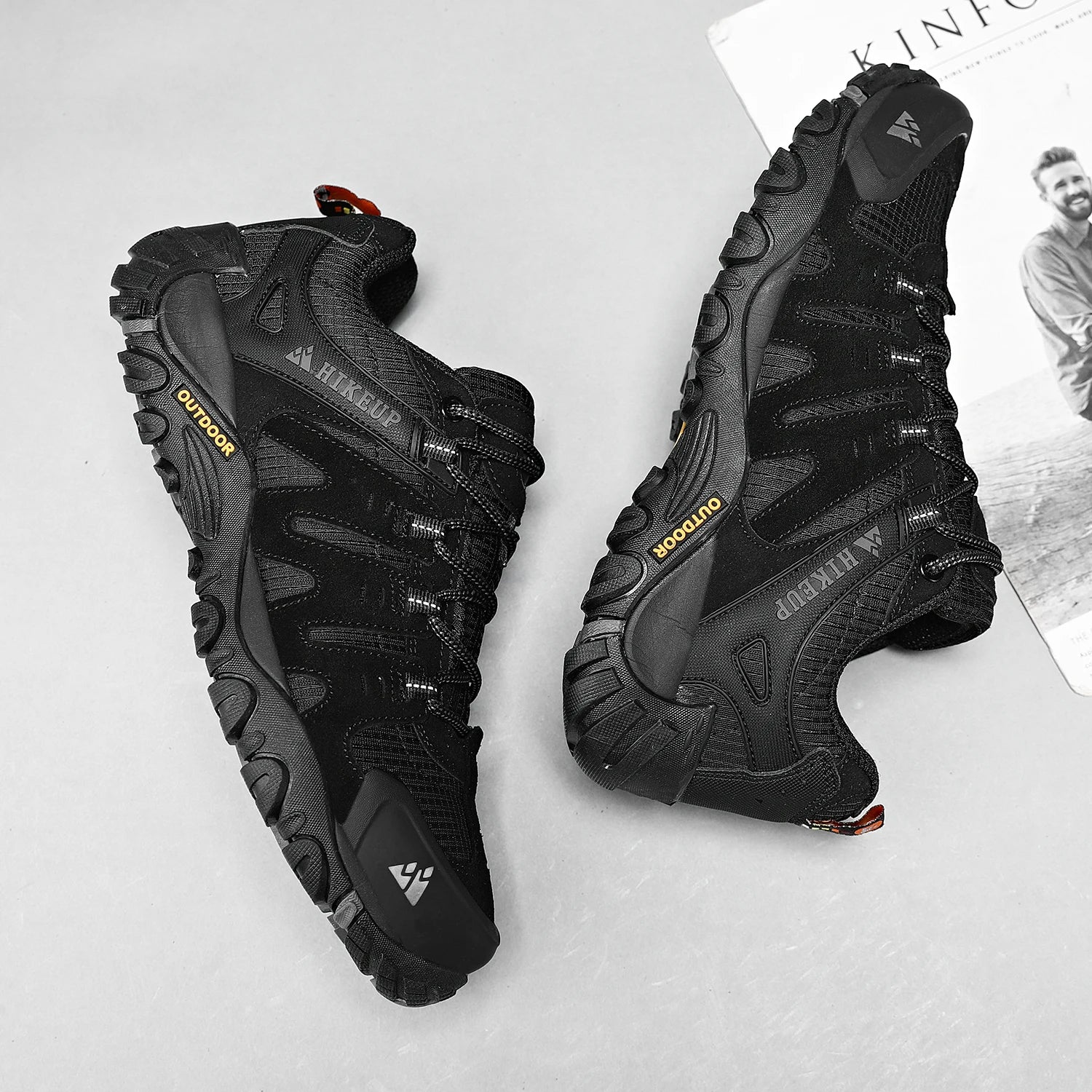 Chaussures de randonnée imperméables pour hommes – Baskets tactiques de trekking en plein air