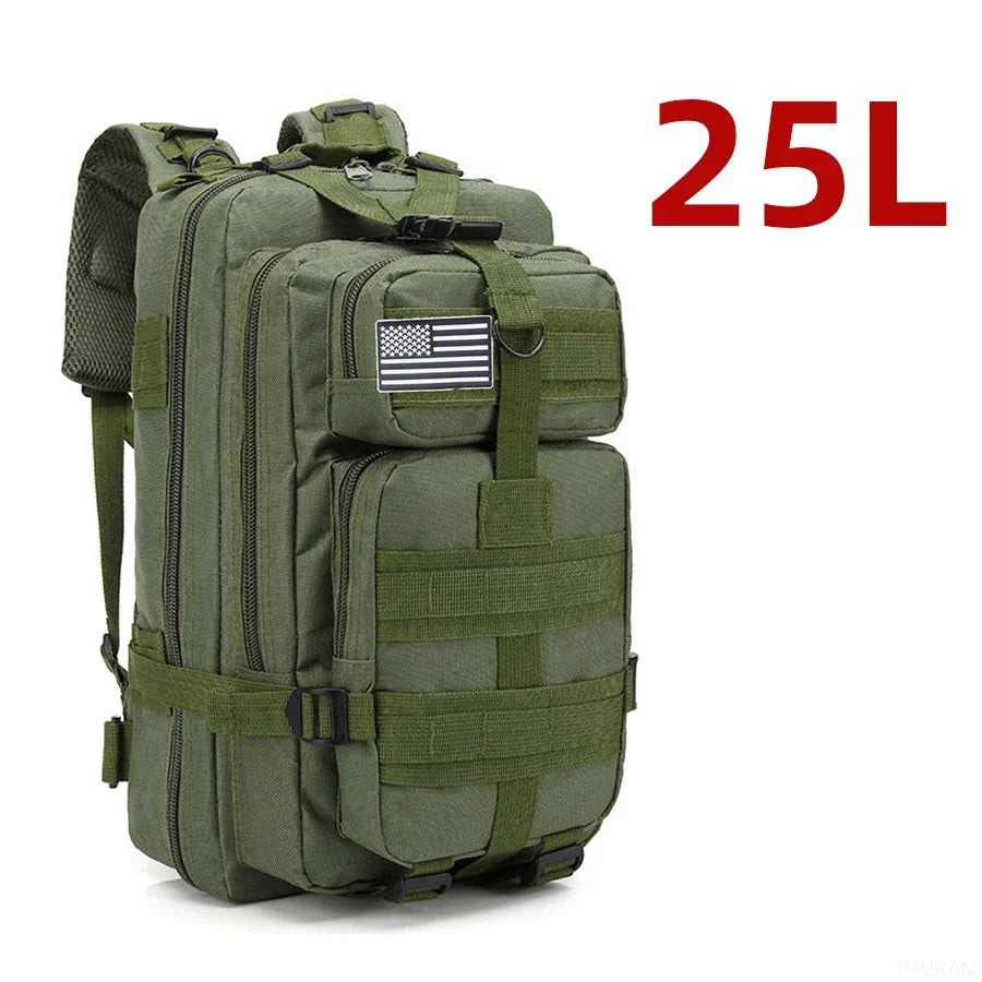 Sac à dos tactique extérieur 25L/50L – Sac de camping et de voyage