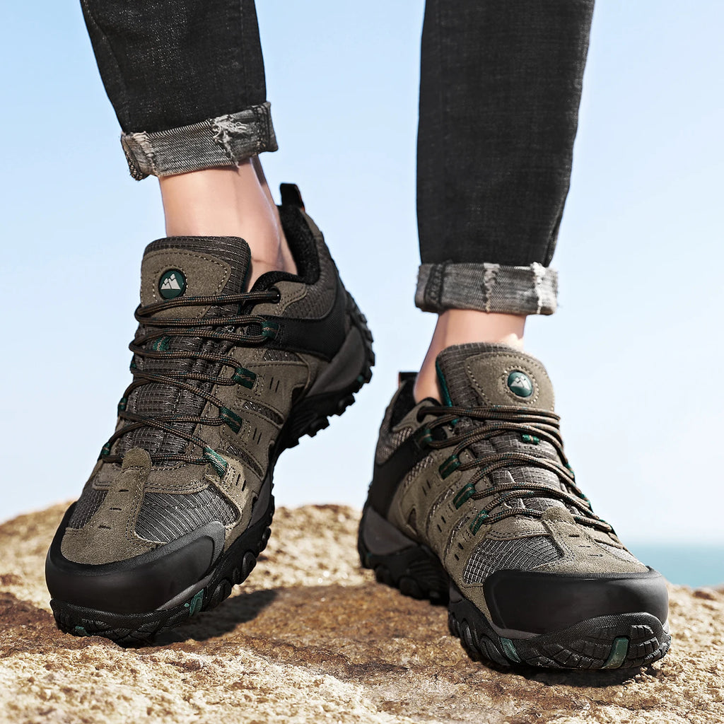 Chaussures de randonnée imperméables pour hommes – Baskets tactiques de trekking en plein air