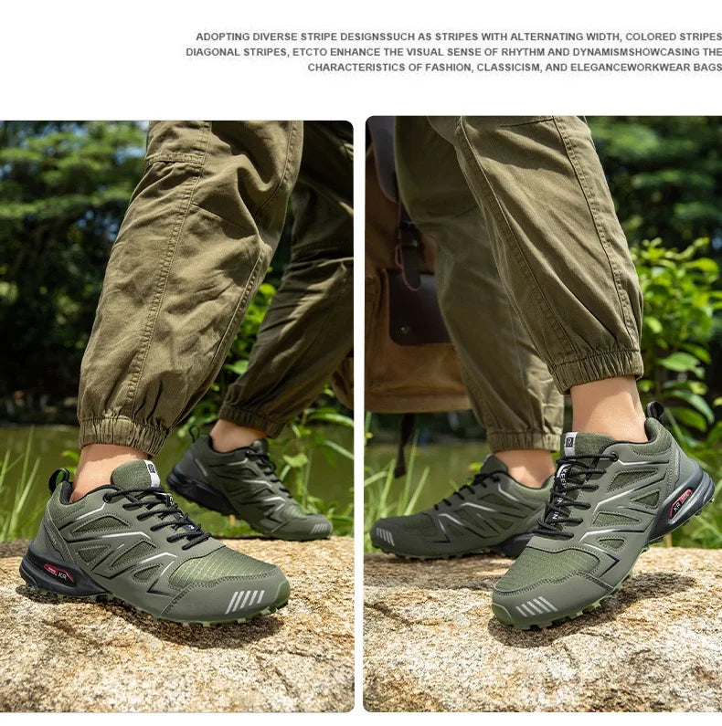Chaussures de randonnée imperméables – Baskets de trekking en plein air pour hommes