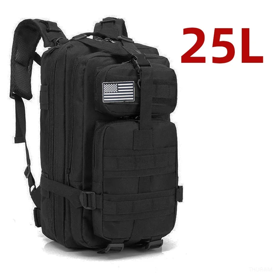 Sac à dos tactique extérieur 25L/50L – Sac de camping et de voyage