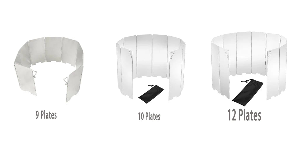 Pare-brise portable de réchaud de camping