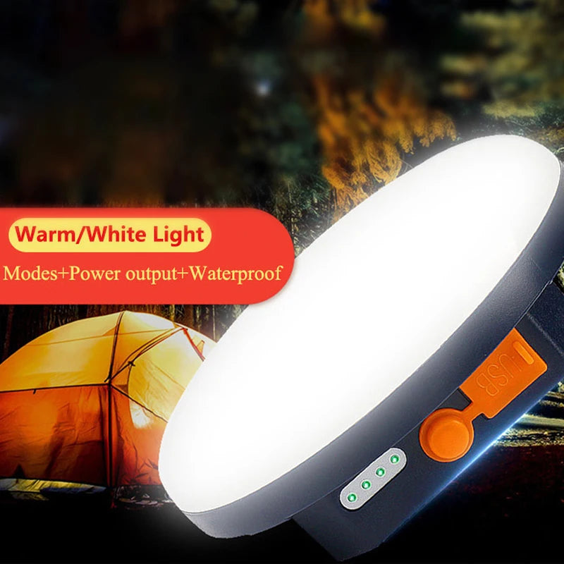 Lampe de Camping MOSLIGHTING 9900mAh : Puissante, Rechargeable et Aimantée