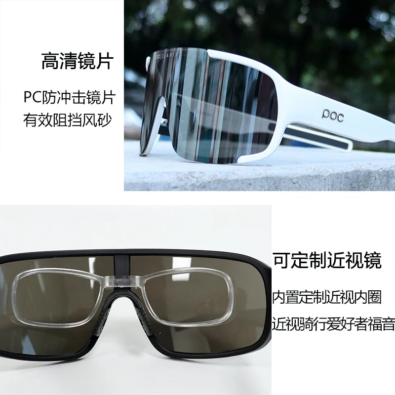 Lunettes de soleil de cyclisme polarisées – Lunettes de sport de plein air coupe-vent