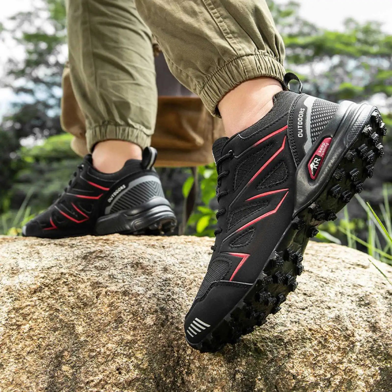 Chaussures de randonnée imperméables – Baskets de trekking en plein air pour hommes