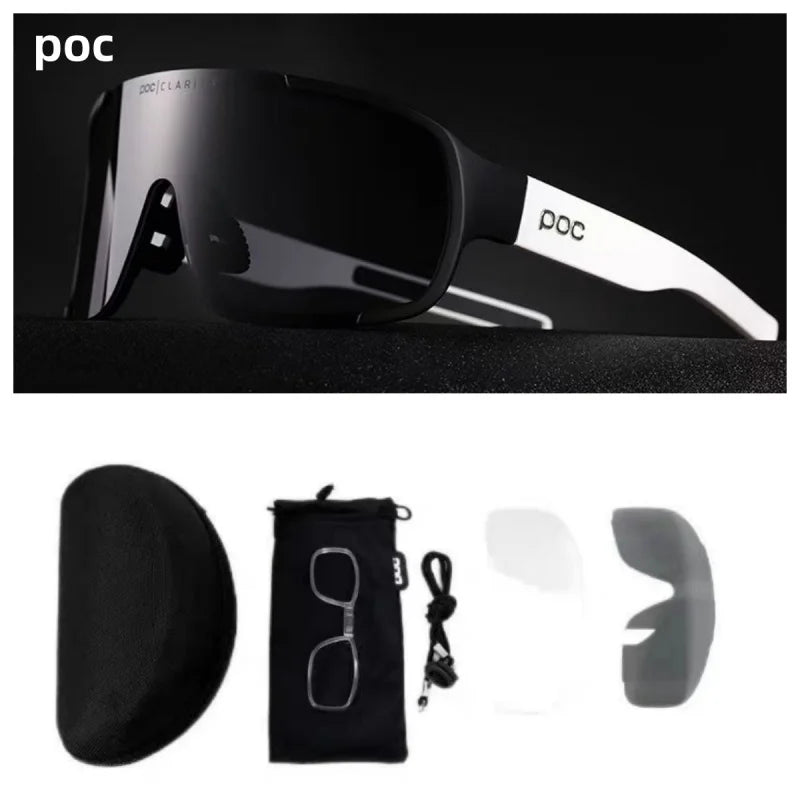 Lunettes de soleil de cyclisme polarisées – Lunettes de sport de plein air coupe-vent