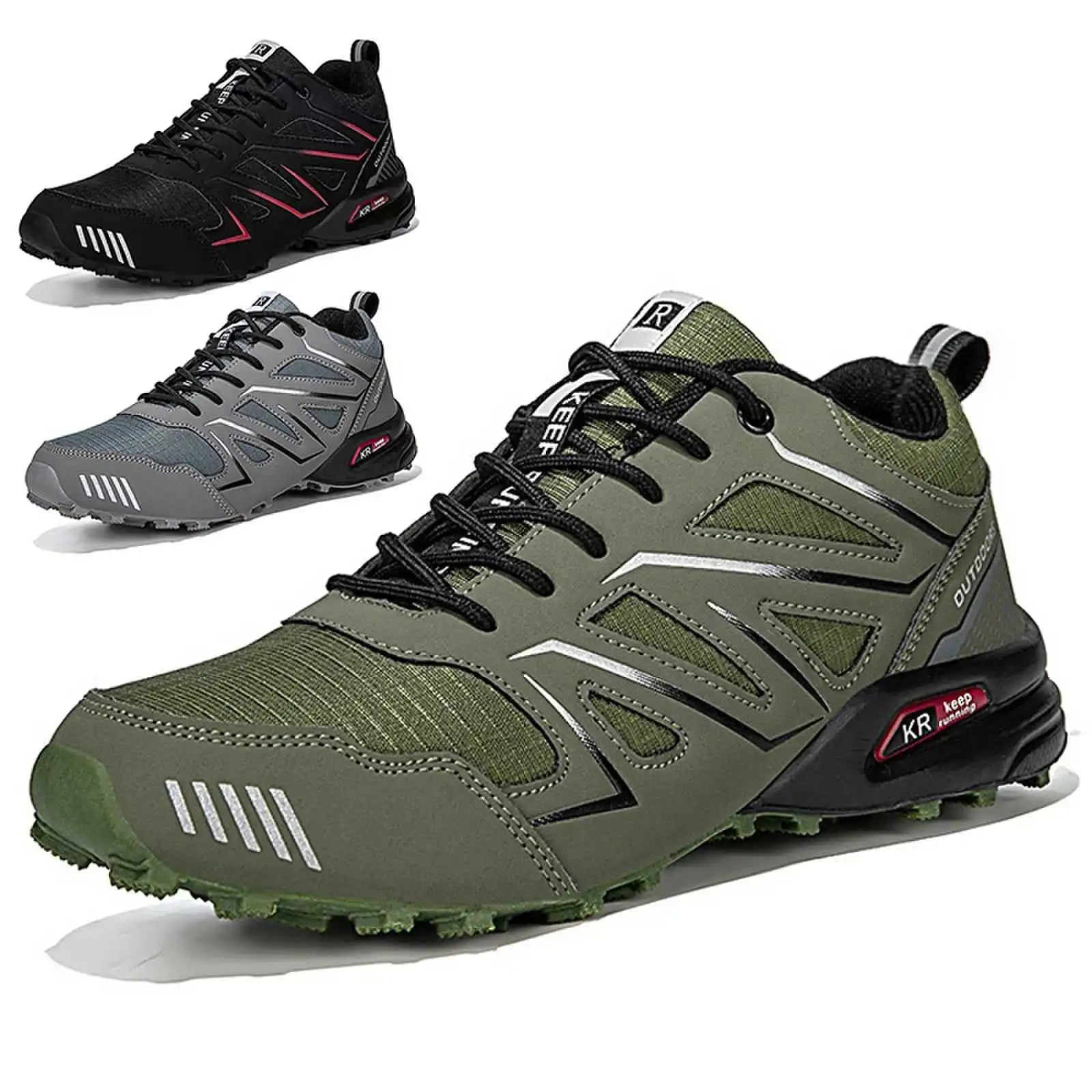Chaussures de randonnée imperméables – Baskets de trekking en plein air pour hommes