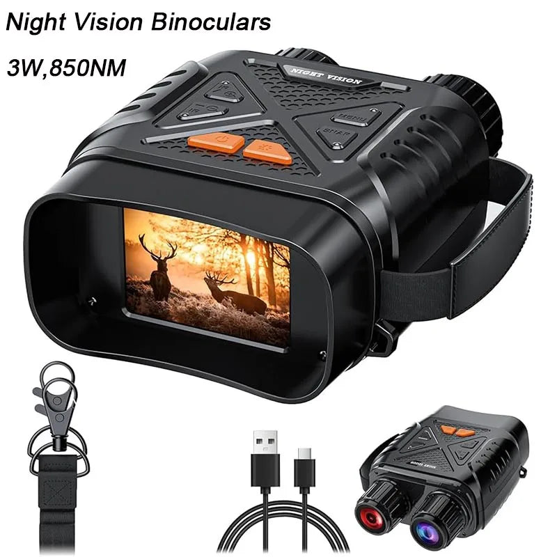Jumelles de vision nocturne 1080P – Lunette numérique infrarouge pour l’extérieur