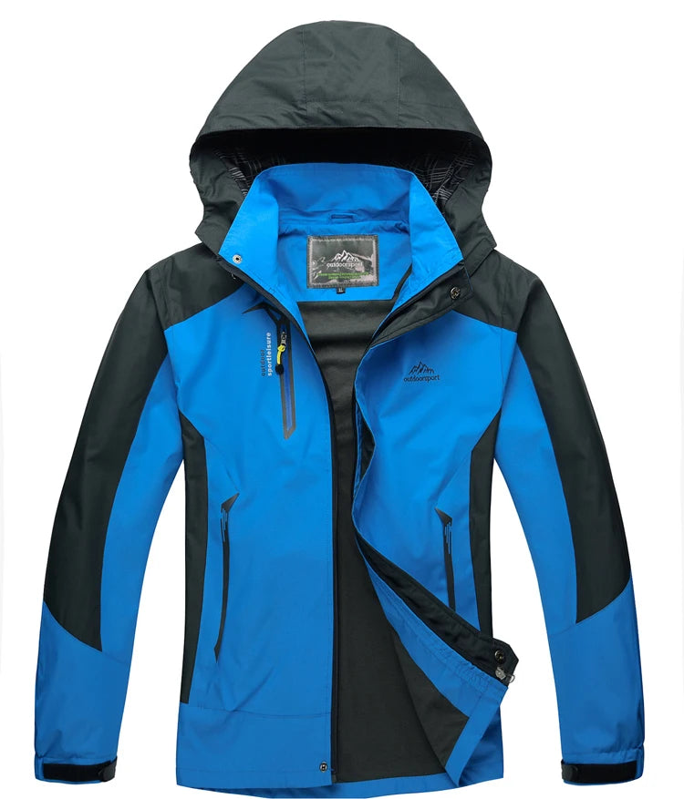 Veste de randonnée imperméable – Coupe-vent d’extérieur pour hommes