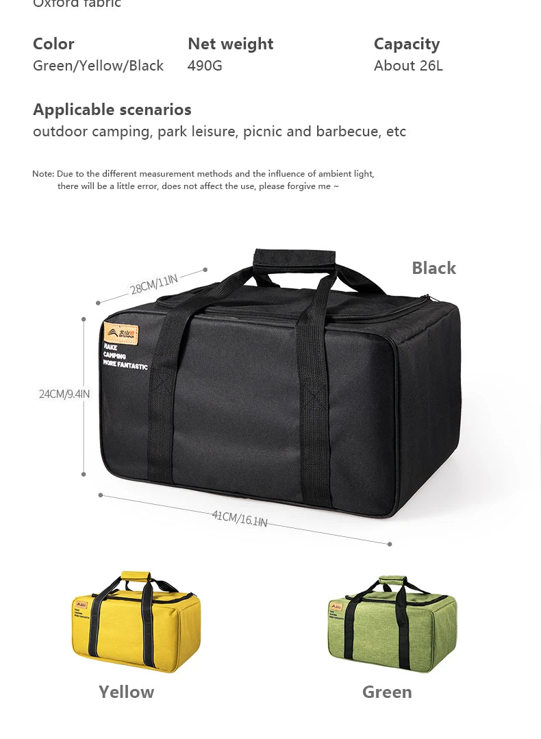 Sac de Rangement pour la Cuisine de Camping