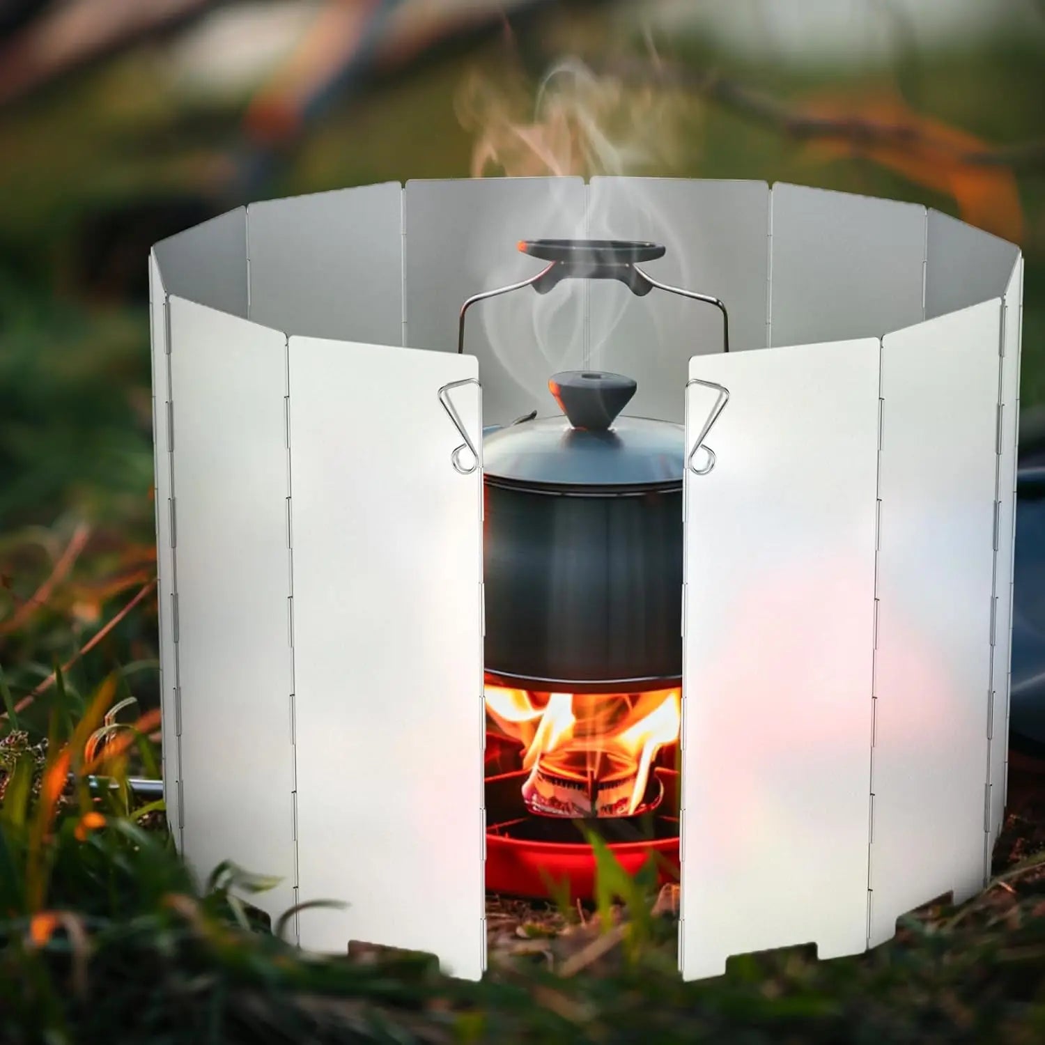 Pare-brise portable de réchaud de camping