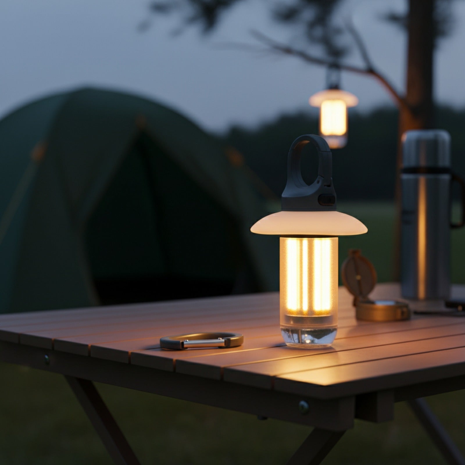 Lampe Torche LED Rechargeable pour Camping et Randonnée - 5 Modes, Super Lumineuse, Portable et Étanche