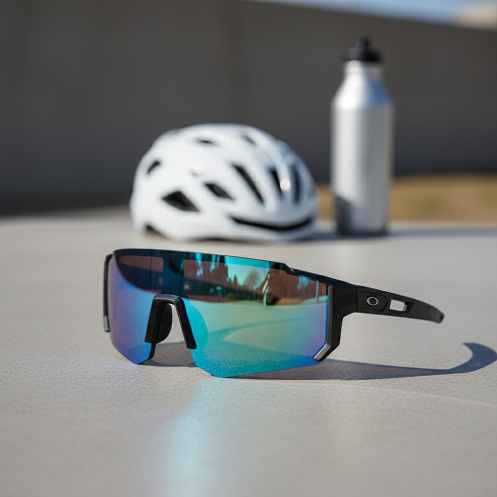 Lunettes de Soleil Cyclisme Femme UV400 Anti-Sable pour Sports Extérieurs